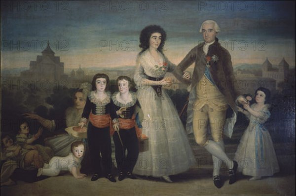 La famille du VIe comte de Fernan Nuñez