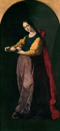 Zurbaran, St Agatha