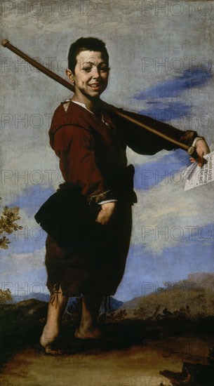 De Ribera, The crippled boy : club-foot
