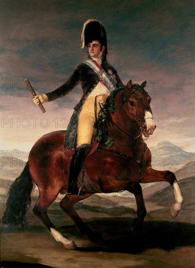 Goya, Fernando VII by horse