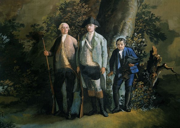 Gonzalez Velazquez, King Charles IV of Spain and Godoy hunting