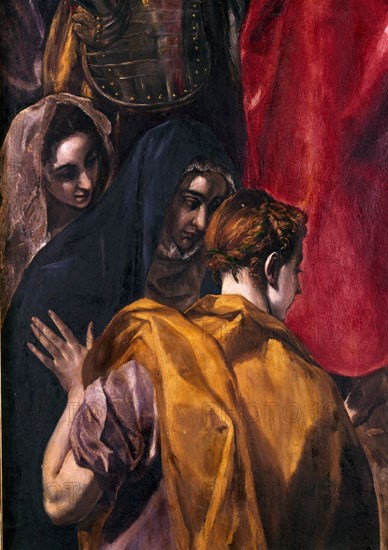 Le Greco, Le Christ dépouillé de sa tunique (détail)