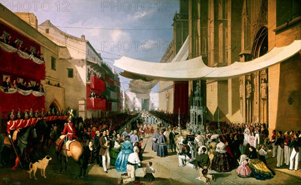 Bejarano, Procession du Corpus Christi à Séville