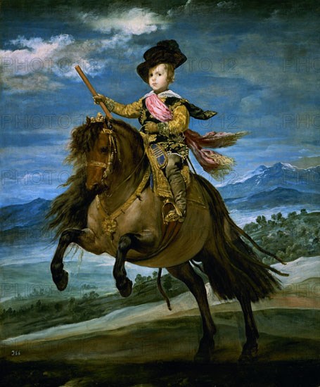 Vélasquez, Portrait équestre de Baltasar Carlos d'Espagne