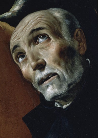 Zurbaran, Vision of Blessed Alonso Rodriguez (detail)