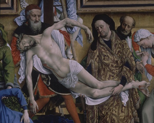 Van der Weyden, The Descent from the Cross (detail)