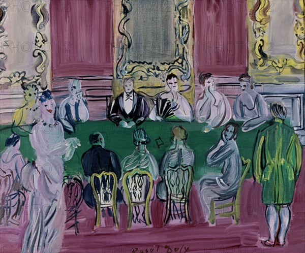 Dufy, La partie de baccara