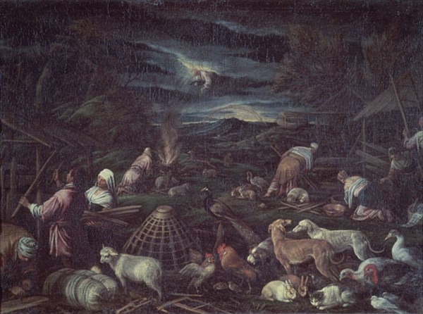 Bassano, Noé après le Déluge