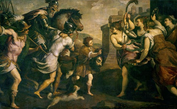 Palma le Jeune, David vainqueur de Goliath