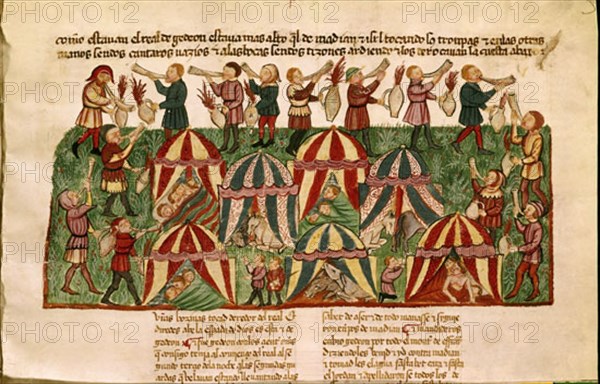 Alba Bible, Gedeon's Victory over the Midianites