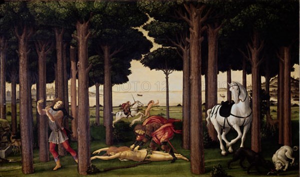 Botticelli, Histoire de Nastagio degli Onesti
