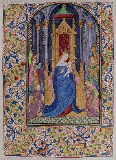 Codex des Zuñiga : Vierge allaitant