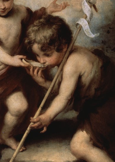 Murillo, détail des Enfants au coquillage