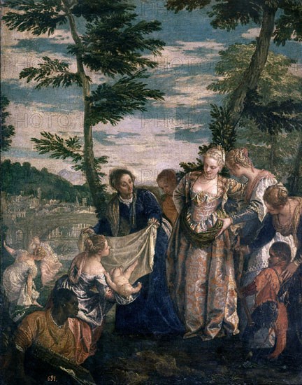 Veronese, Moses Saved From the Waters of the Nile