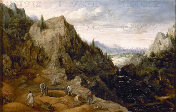 Valckenborgh, Paysage avec forge