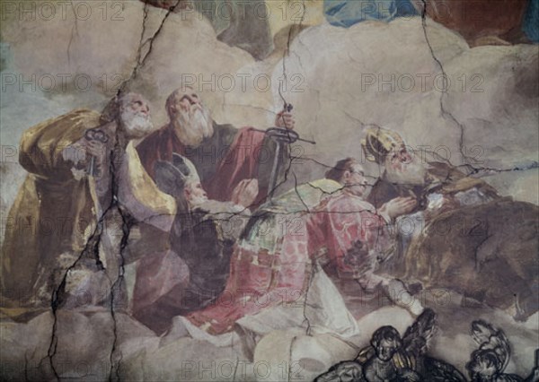 Goya, Coupole Regina Martyrum (détail)