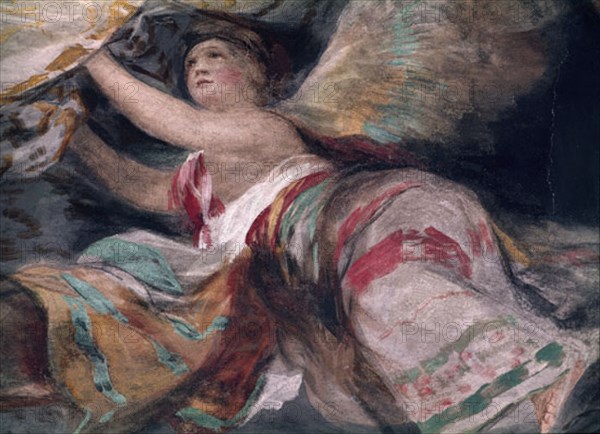 Goya, Fresque de la coupole Regina Martyrum (détail)