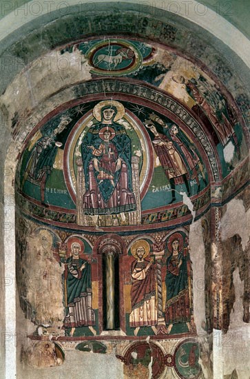 Tahull, Peinture murale de l'abside de Santa Maria