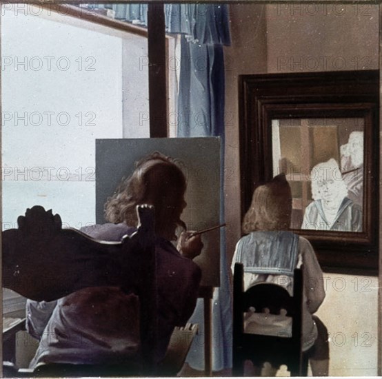 Dali, First Stereoscopic Painting