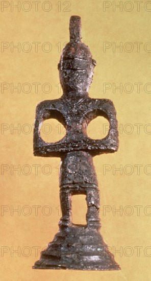 Idol from excavations