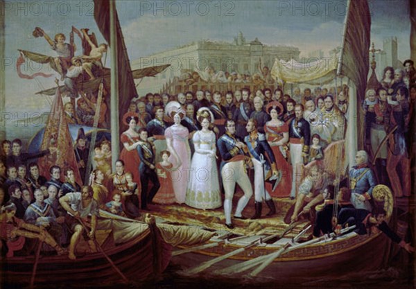 Aparicio, Débarquement de Fernand VII au port de Santa Maria