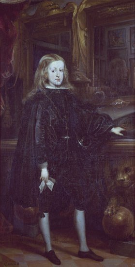 Carreño Miranda, Charles II jeune