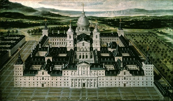 View of the Monastery El Escorial