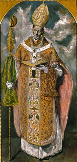 El Greco, Saint Ildefonse or Saint Eugene