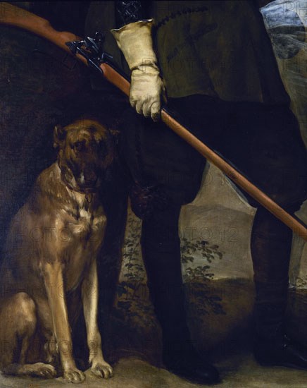 Velázquez, Philip IV in Hunting Outfit (detail)