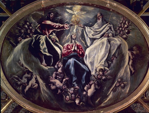 Le Greco, Couronnement de la Vierge