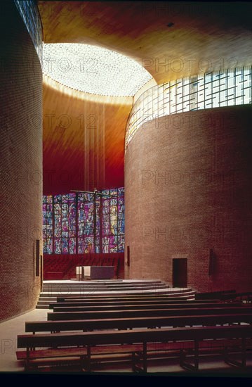 Interior of the church of the Dominican Fathers