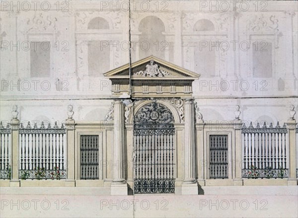Pascual y Colomer, Palais du marquis de Salamanque (détail)