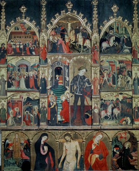 Borrasa, Retable de la Vierge et Saint George