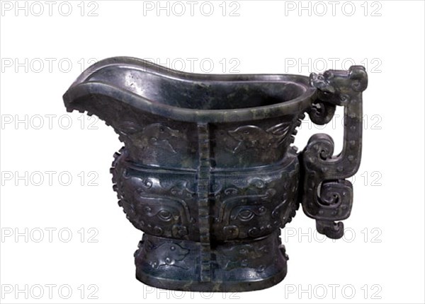 Hard stone jug