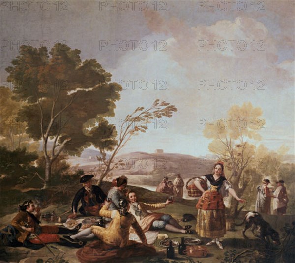 Goya, Picnic at Manzanares