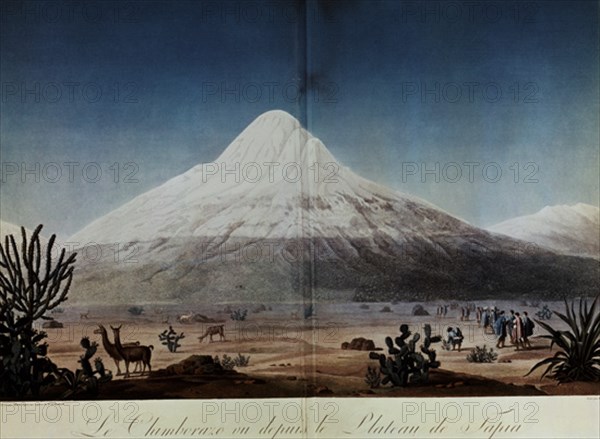 Thiban, Le mont Chimborazo dans les Andes