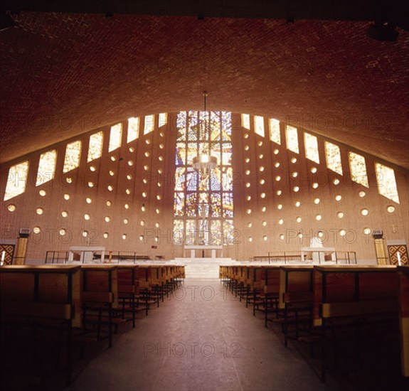 Interior of the Marianist Fathers' church in Madrid
