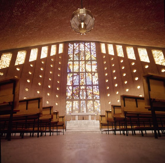 Interior of the Marianist Fathers' church in Madrid