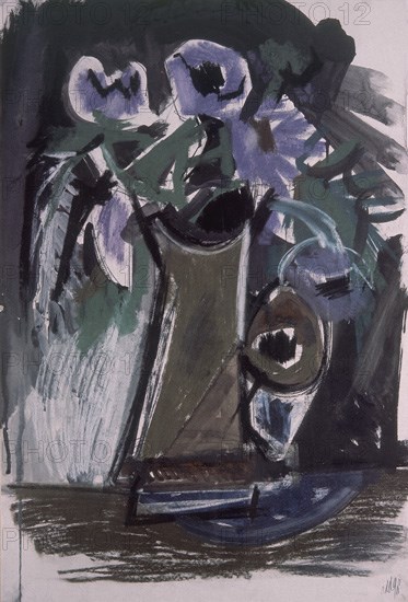 Delgado, Vase With Flowers