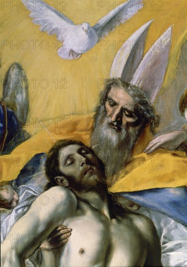 El Greco, The Holy Trinity (detail)