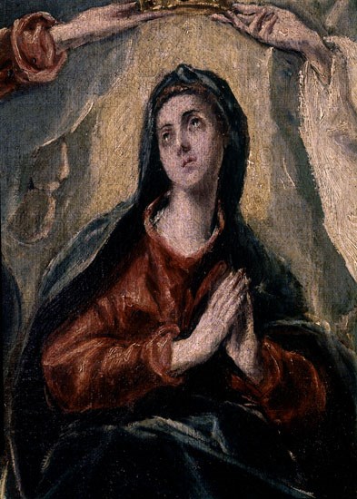 El Greco, Coronation of the Virgin (detail)