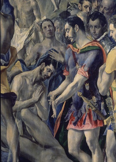 Le Greco, Martyre de Saint Maurice (détail)