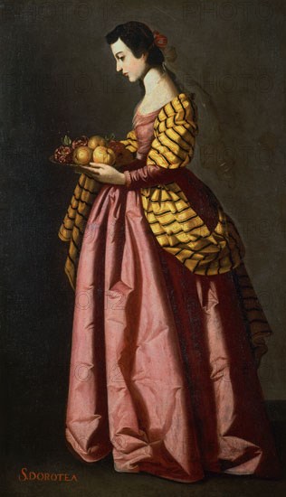 Zurbaran, Sainte Dorothée