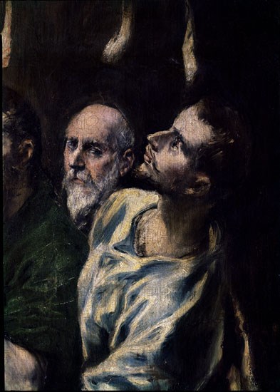 Le Greco, La Pentecôte (détail)