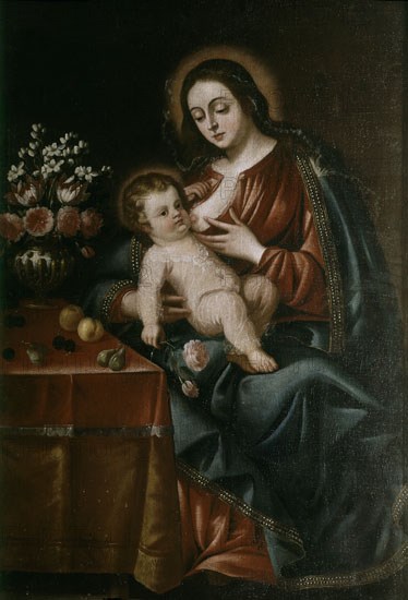 Vierge à l'enfant - Vierge allaitant