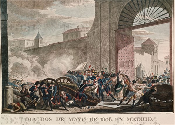 Le 2 mai 1808, Daoiz et Velarde meurent en défendant le parc d'artillerie