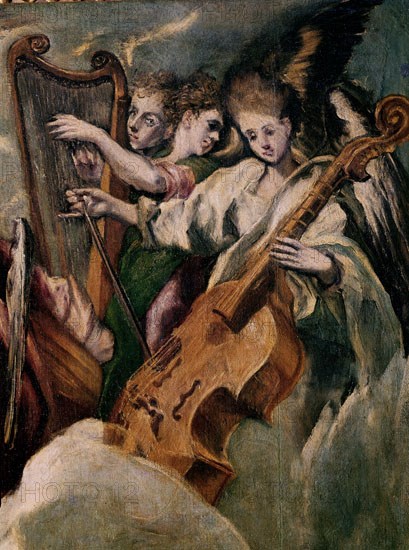 El Greco, The Annunciation (detail)