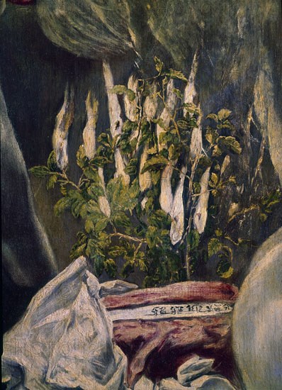 El Greco, The Annunciation (detail)