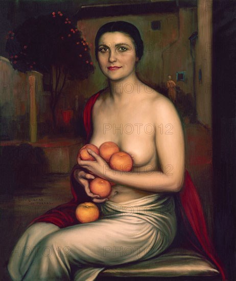 Romero de Torres, La fille aux oranges