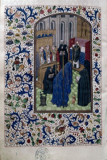 VRELANT GUILLERMO 1410/81
LIBRO DE HORAS DE LEONOR DE LA VEGA- FUNERAL - MANUSCRITO FLAMENCO- 1465-1470
MADRID, BIBLIOTECA NACIONAL
MADRID